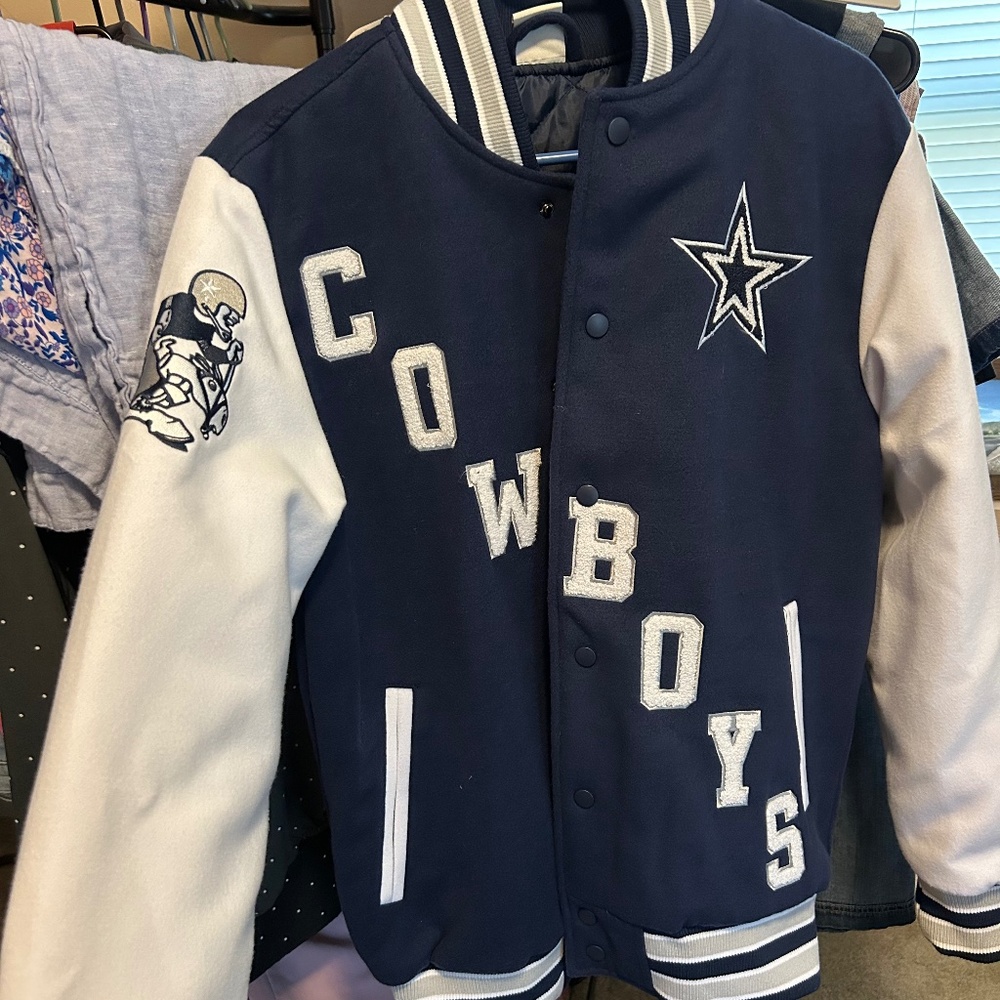 Dallas cowboys varsity style jacket